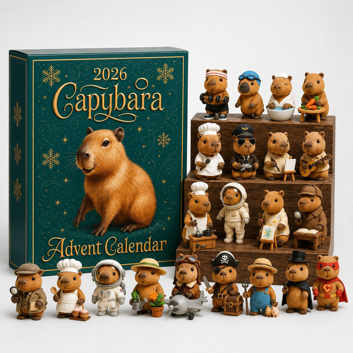 2026 Capybara Advent Calendar - 24-Day Countdown
