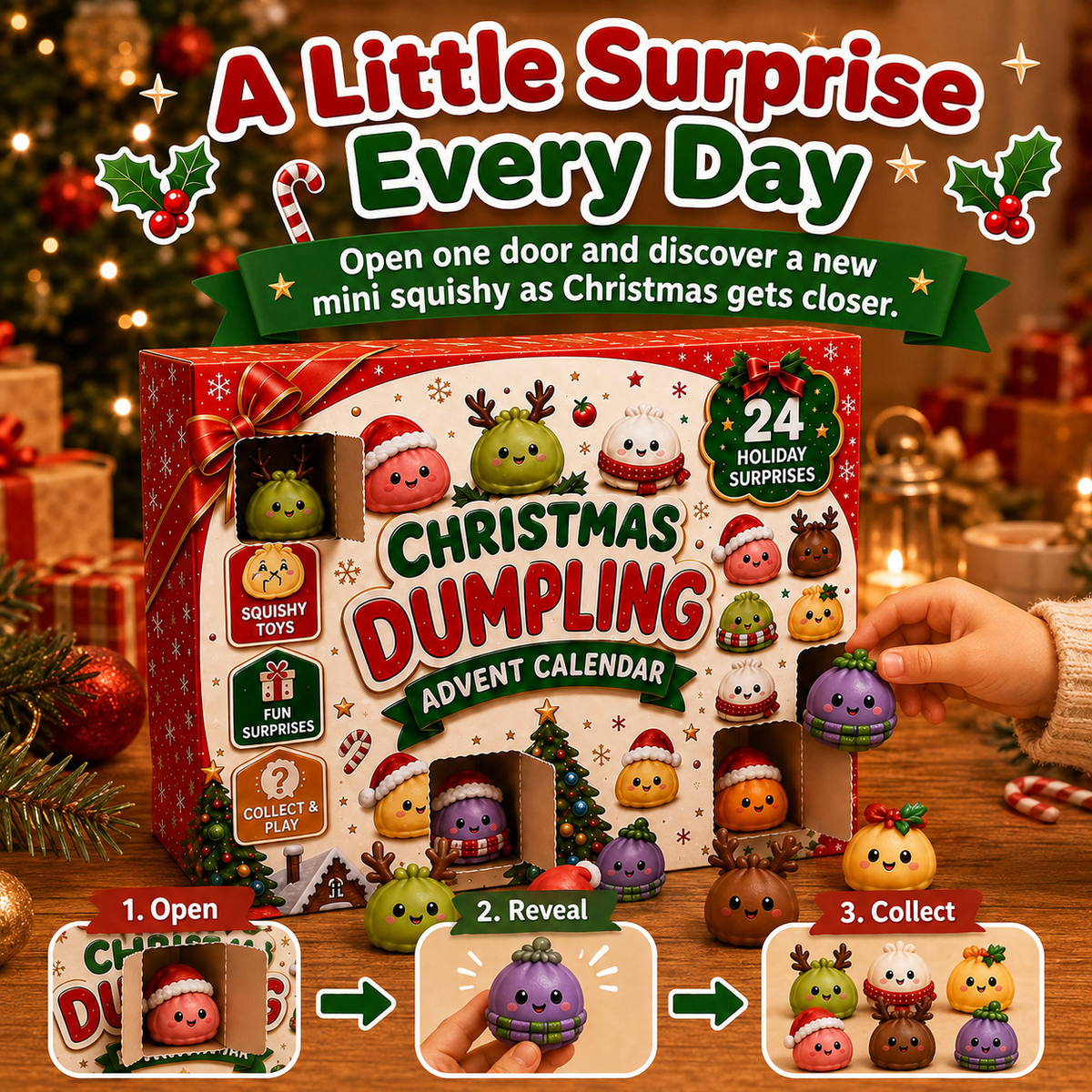 24 Days of Christmas Mini Squishies