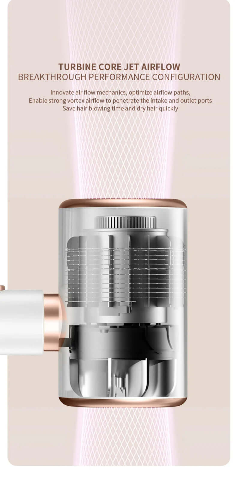 2400W Hair Dryer with Ion Technology - Fast Drying