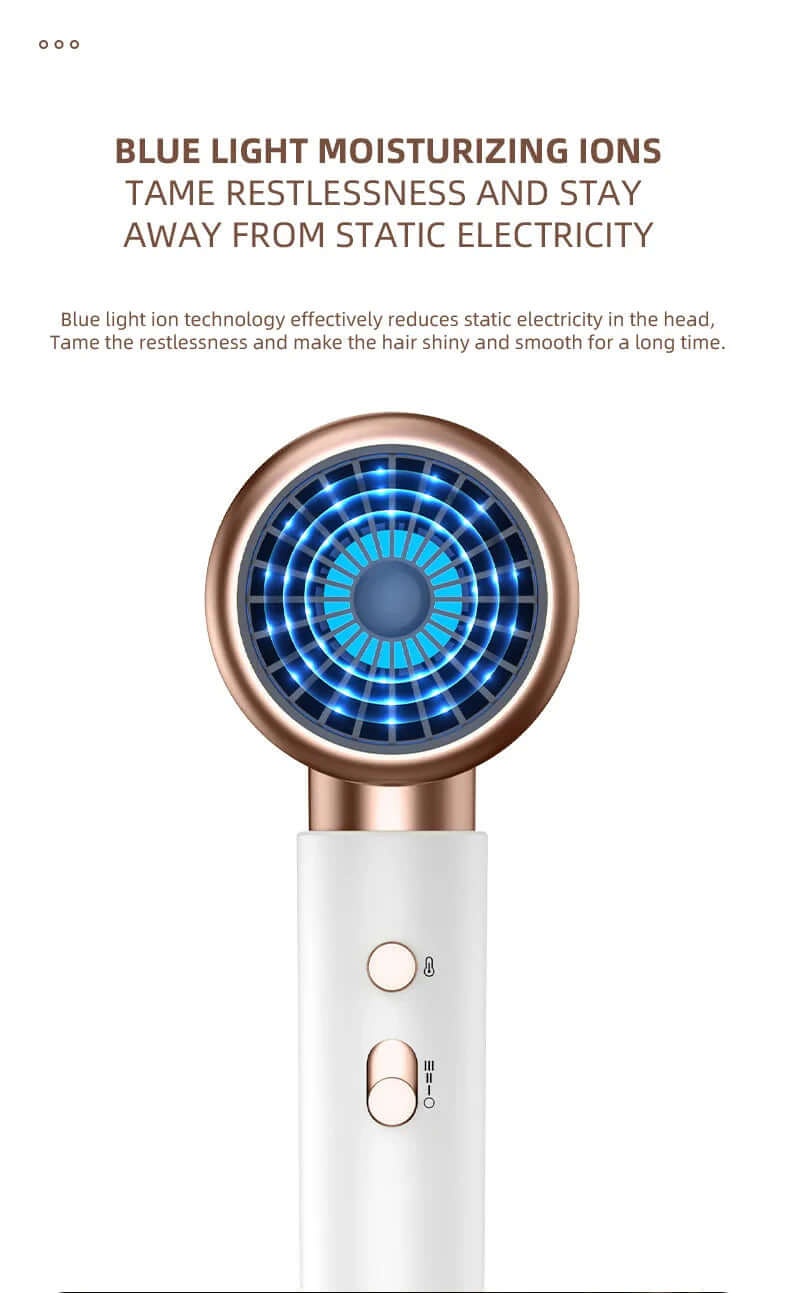 2400W Hair Dryer with Ion Technology - Fast Drying