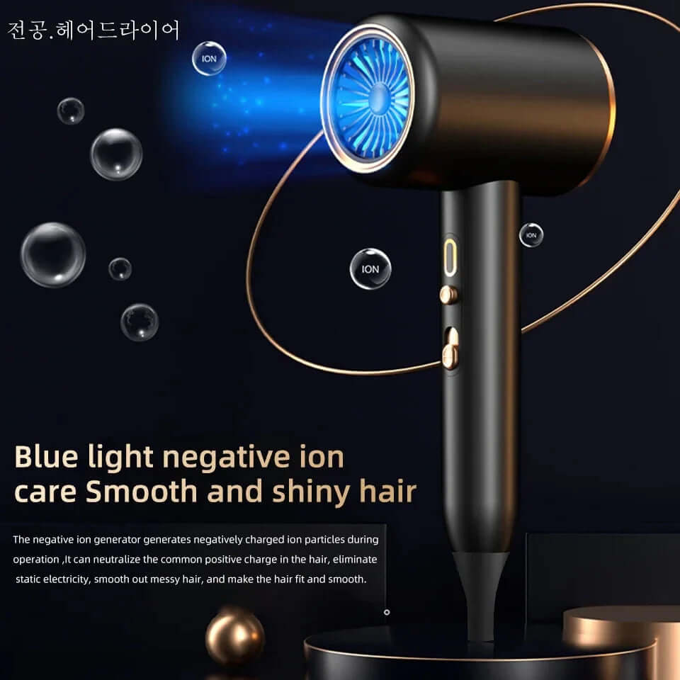 2400W Hair Dryer with Ion Technology - Fast Drying