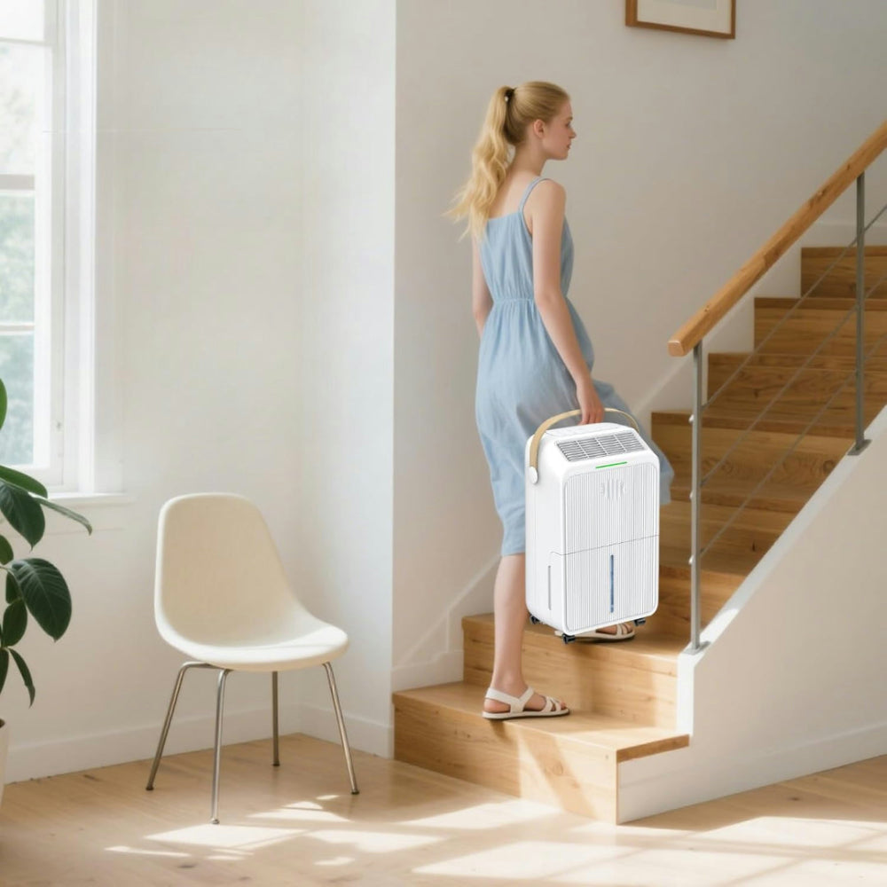 34-Pint Basement Dehumidifier with 2,500 Sq. Ft. Coverage - Quiet Operation