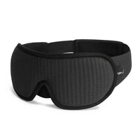 3D Sleep Mask in Polyester & Memory Foam - Contoured Eye Mask with Adjustable Strap for Rest & Travel