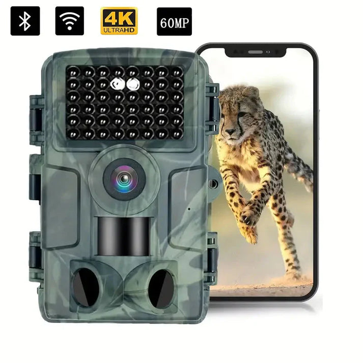 4K Ultra HD Wildlife Camera with 60MP and App Control