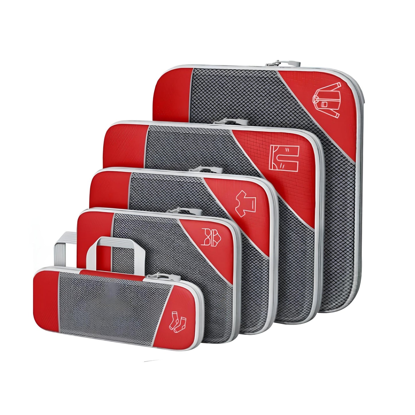5 pcs - Compression Packing Cubes