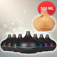 500 ml Aroma Diffuser with Wood Grain Finish