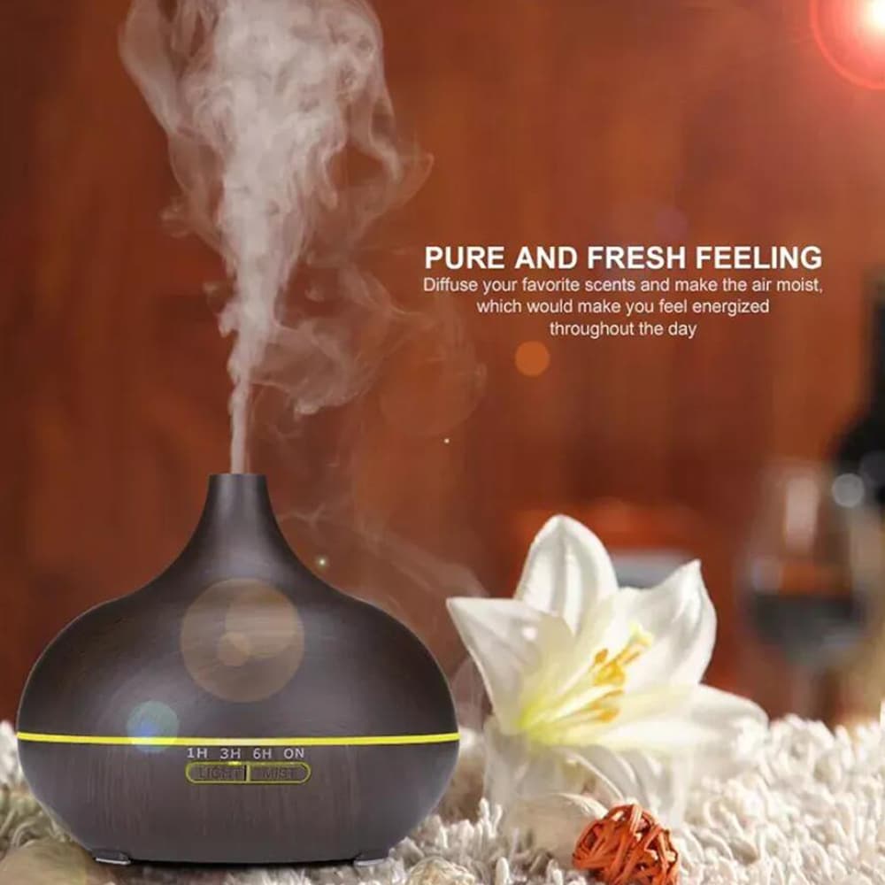 500 ml Aroma Diffuser with Wood Grain Finish