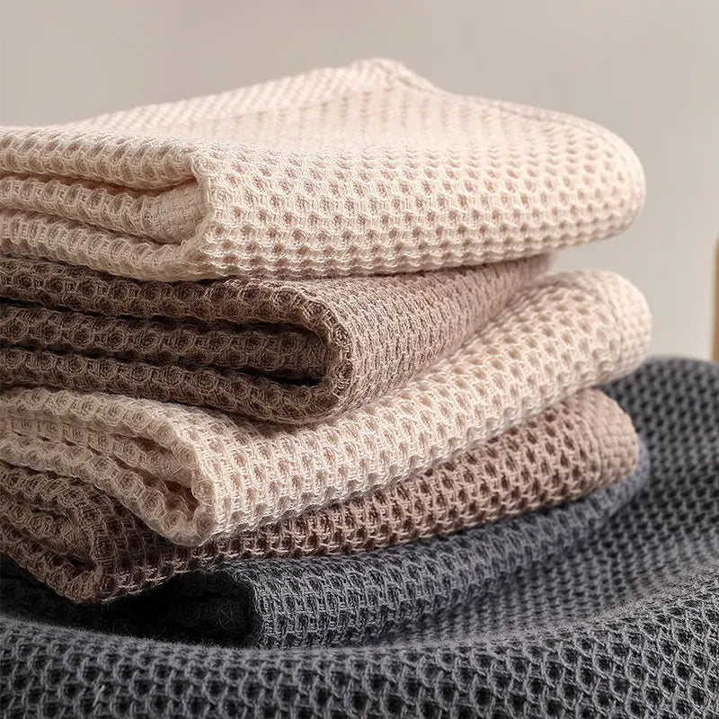 6-Pack Waffle Towels for Stylish Functionality