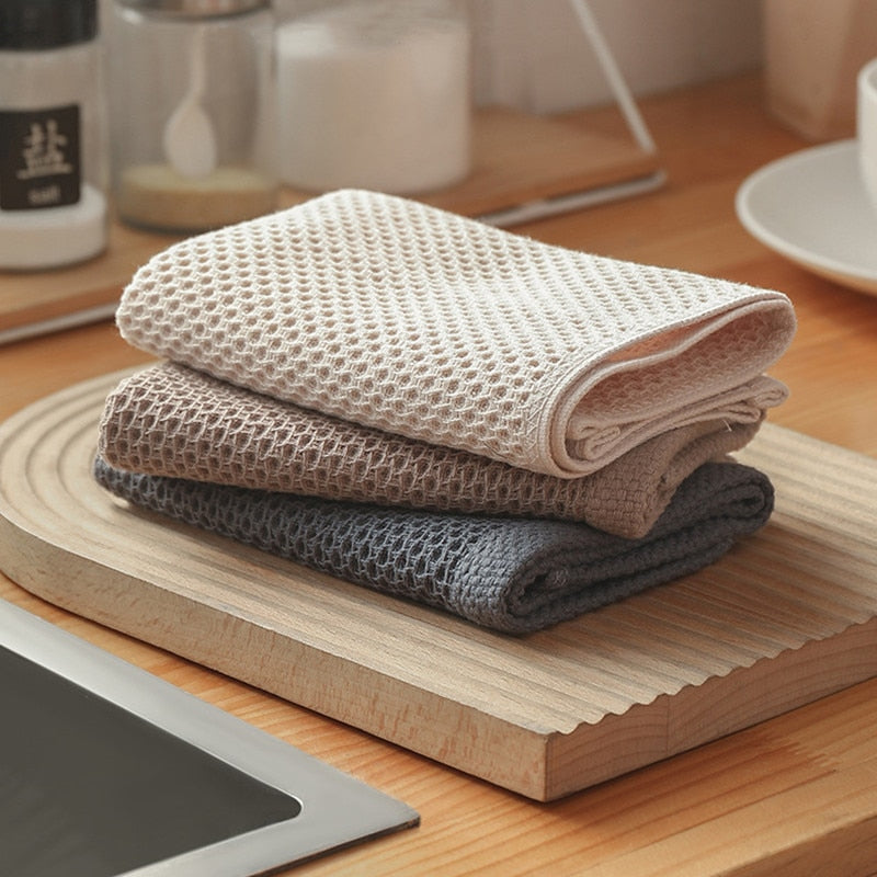 6-Pack Waffle Towels for Stylish Functionality
