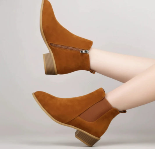 Chelsea Ankle Boots Block Heel for Women