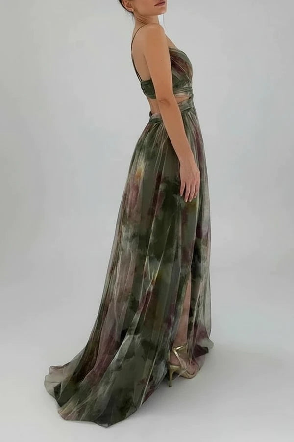 Floral A-Line Maxi Dress for Women