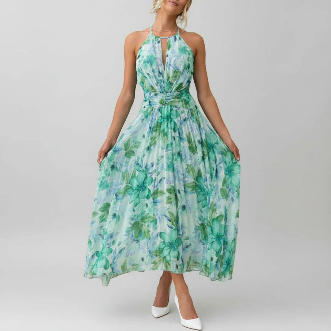 Floral A-Line Maxi Dress for Women