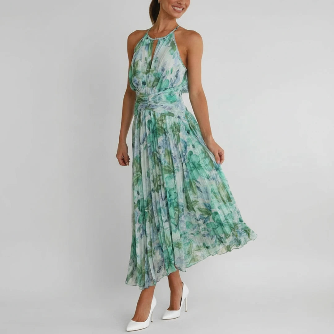 Floral A-Line Maxi Dress for Women