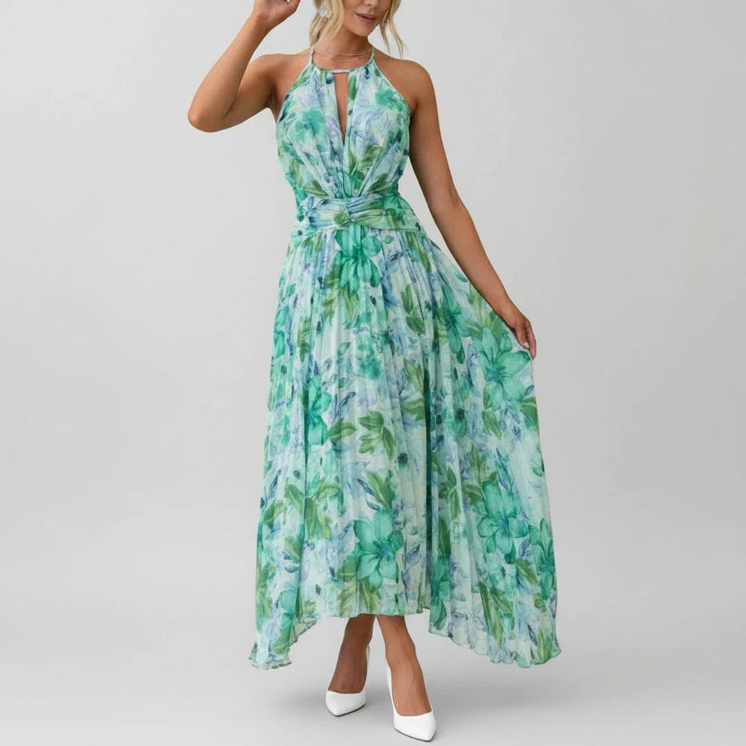 Floral A-Line Maxi Dress for Women
