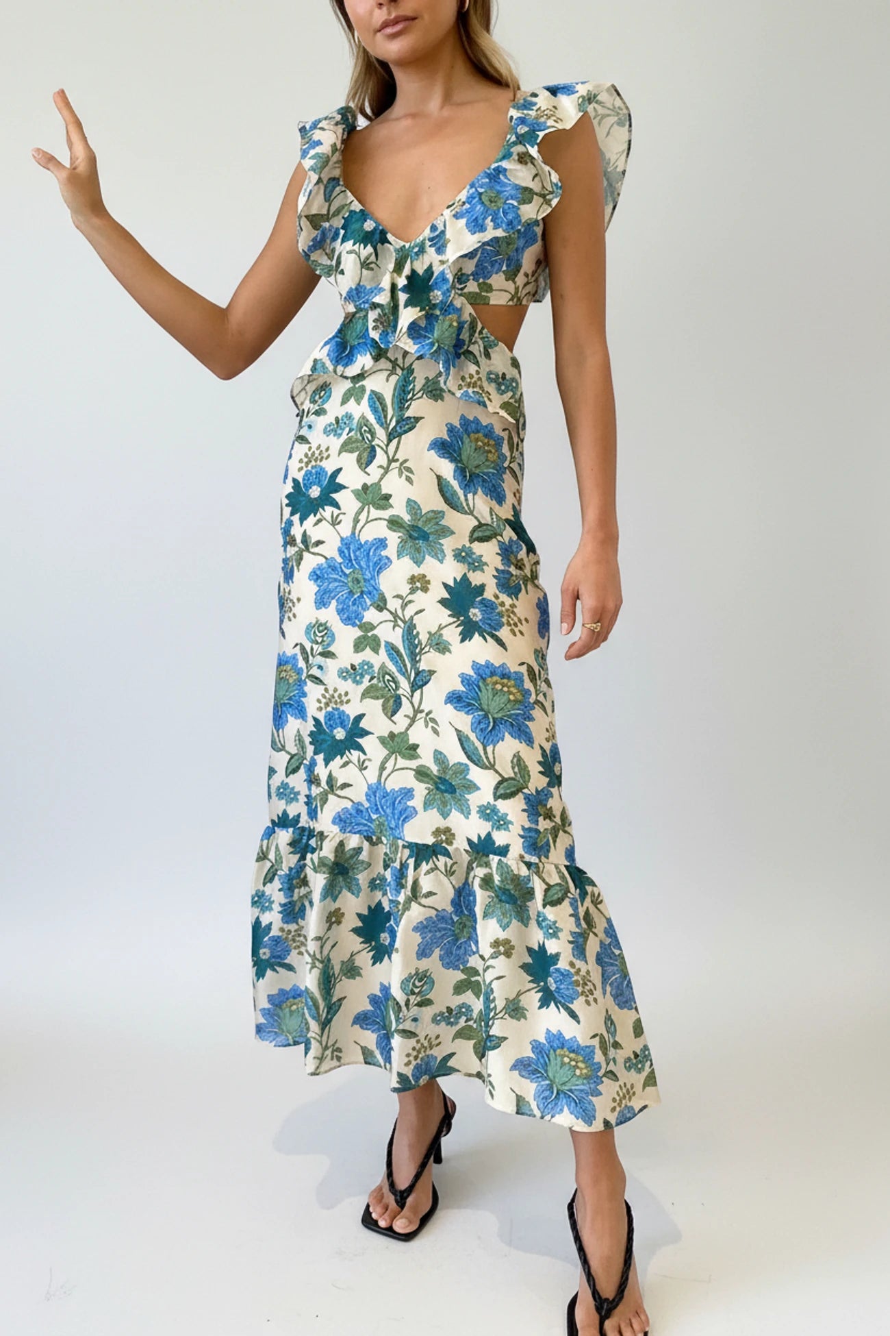 Floral Summer Maxi Dress for Women