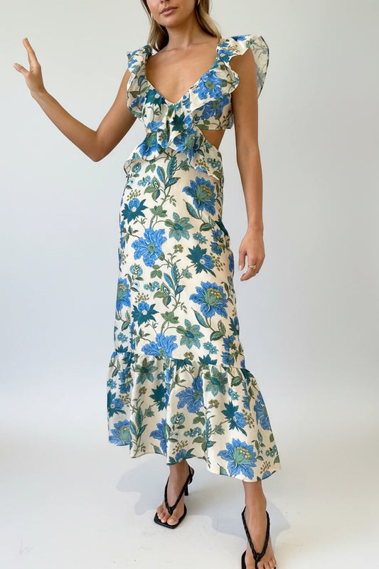 Floral Summer Maxi Dress for Women