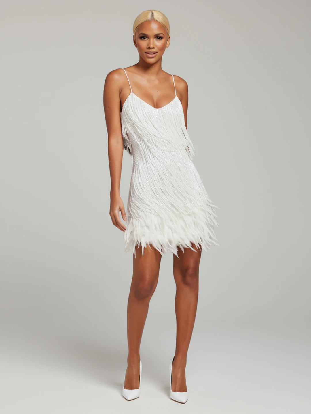 Fringe Cocktail Mini Dress for Women