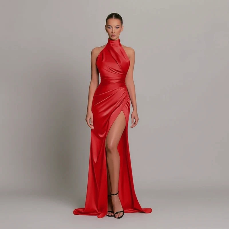 Halter Bodycon Maxi Dress for Women