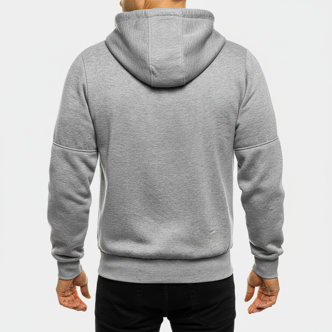 Hooded Zip-Up Casual Jacket for Men