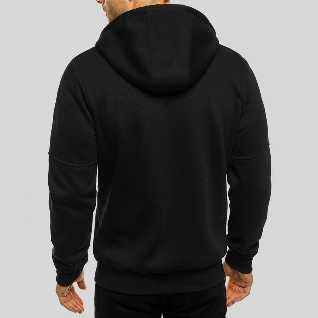 Hooded Zip-Up Casual Jacket for Men