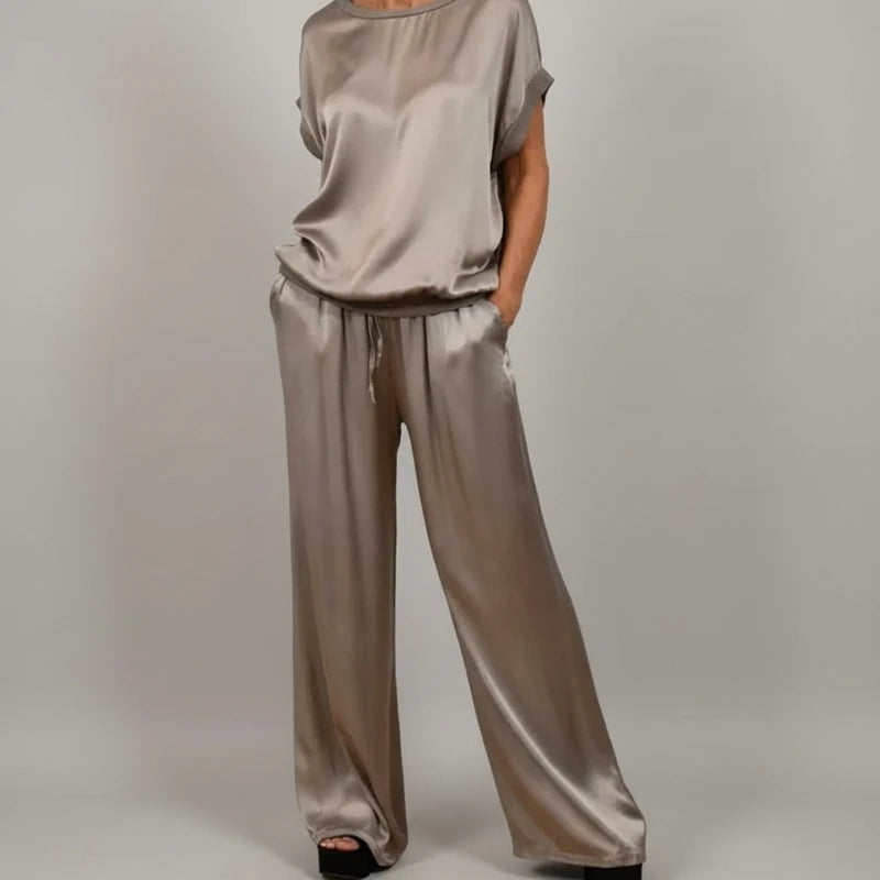 Relaxed Fit Two-Piece Set for Women