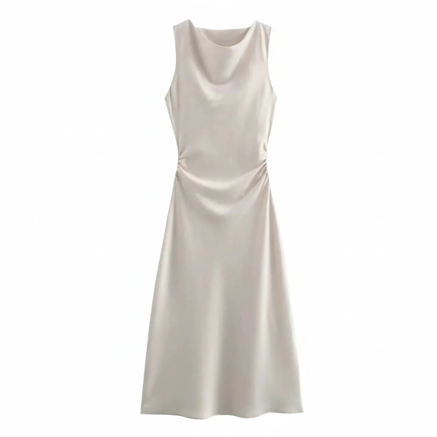 Sleeveless Bodycon Midi Dress for Women