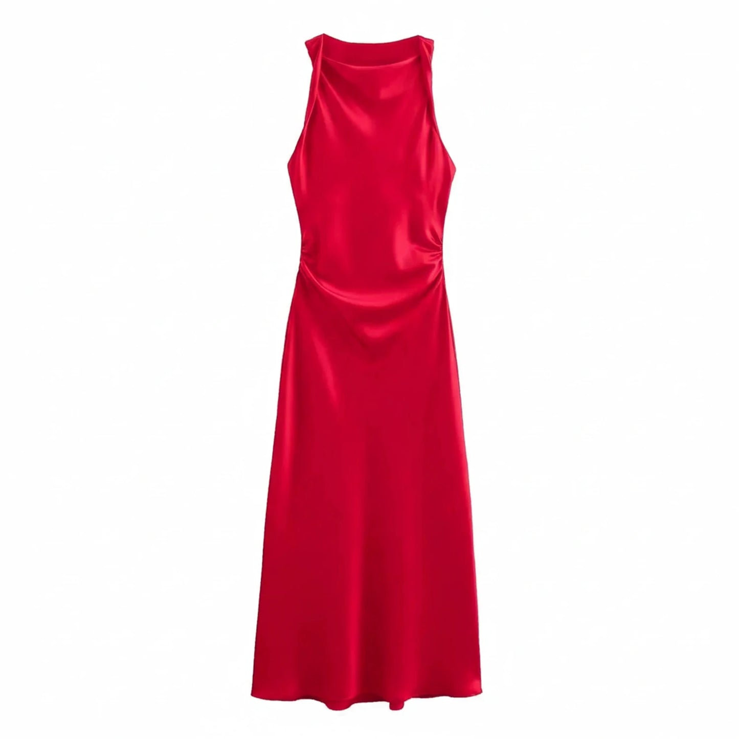 Sleeveless Bodycon Midi Dress for Women