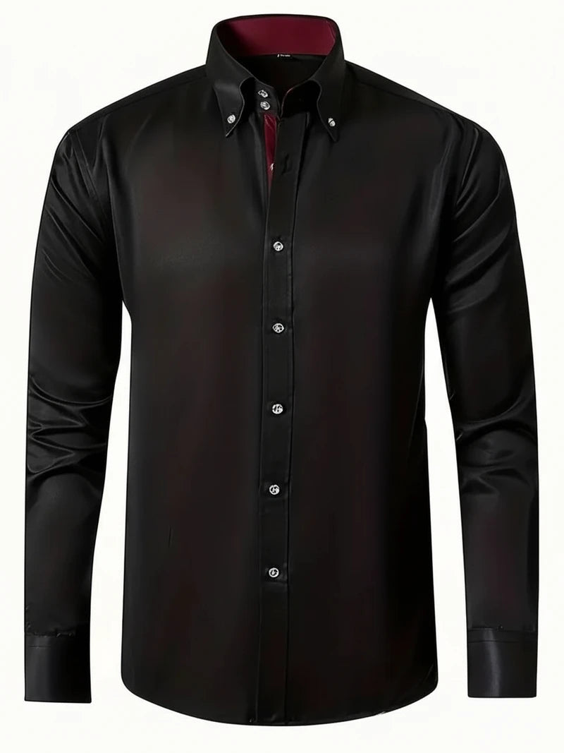 Slim-Fit Dress Shirt for Men