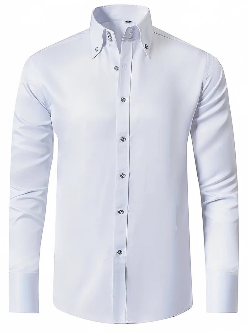 Slim-Fit Dress Shirt for Men