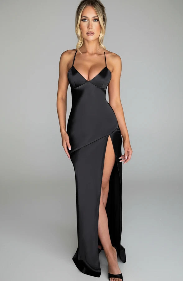 Madison | Women's Slit Spaghetti Strap Maxi Dress