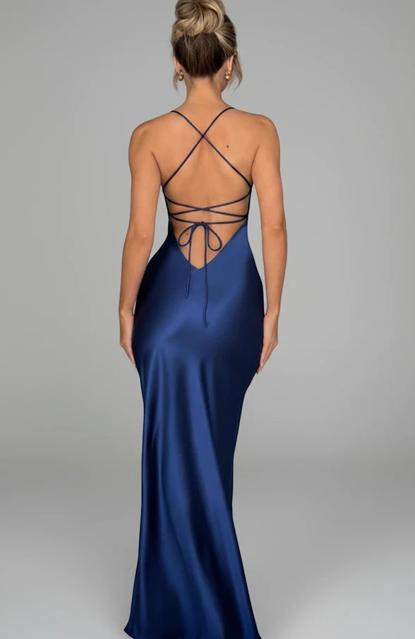 Madison | Women's Slit Spaghetti Strap Maxi Dress