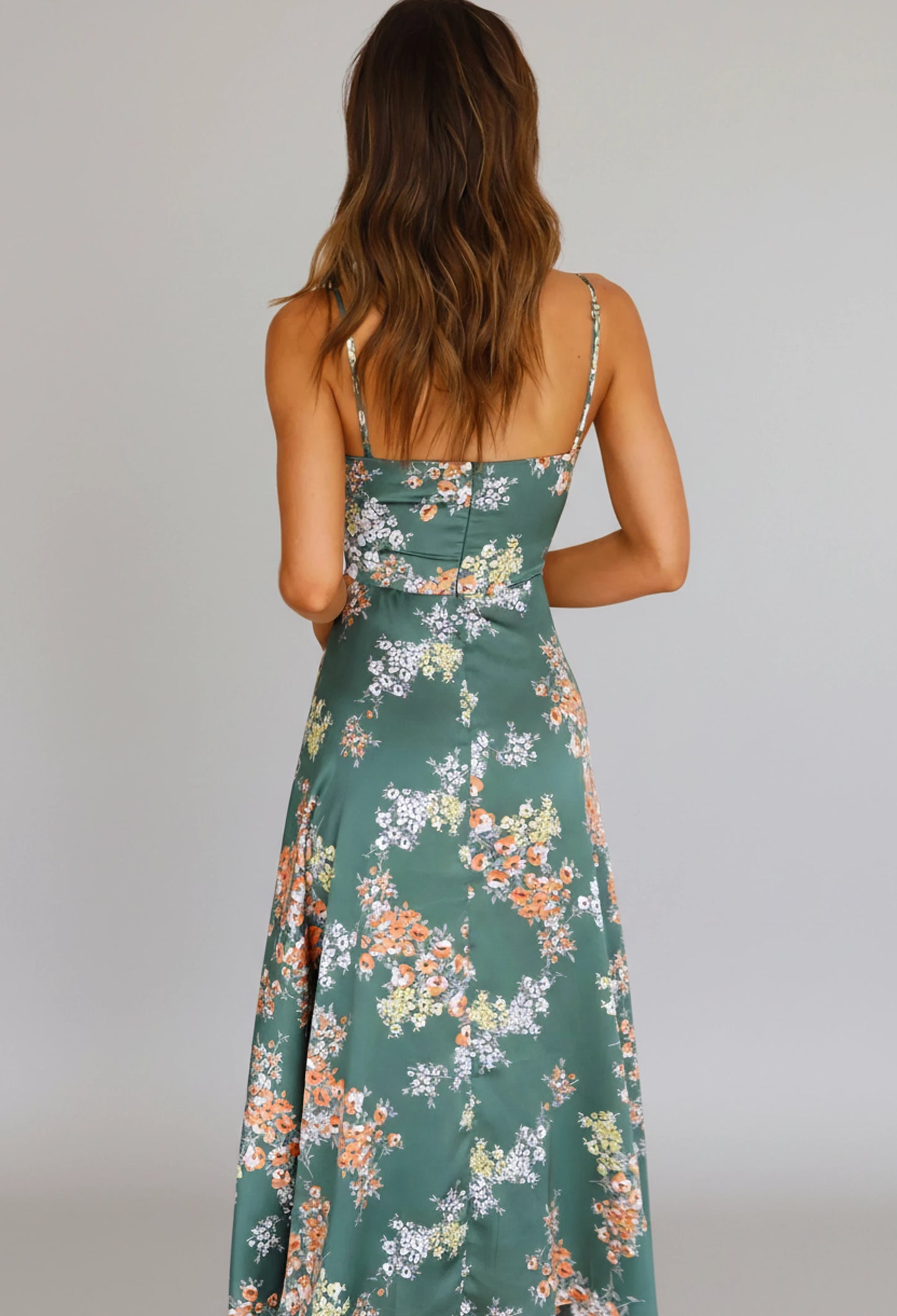 Spaghetti Strap Summer Midi Dress for Women