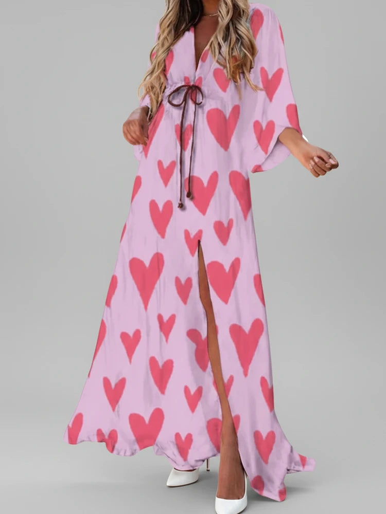 Split Thigh Maxi Dress for Women