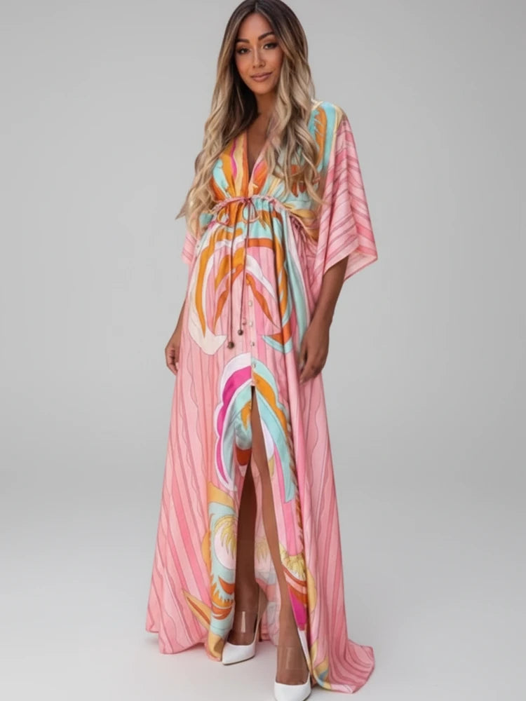 Split Thigh Maxi Dress for Women