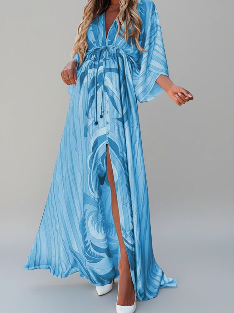 Split Thigh Maxi Dress for Women