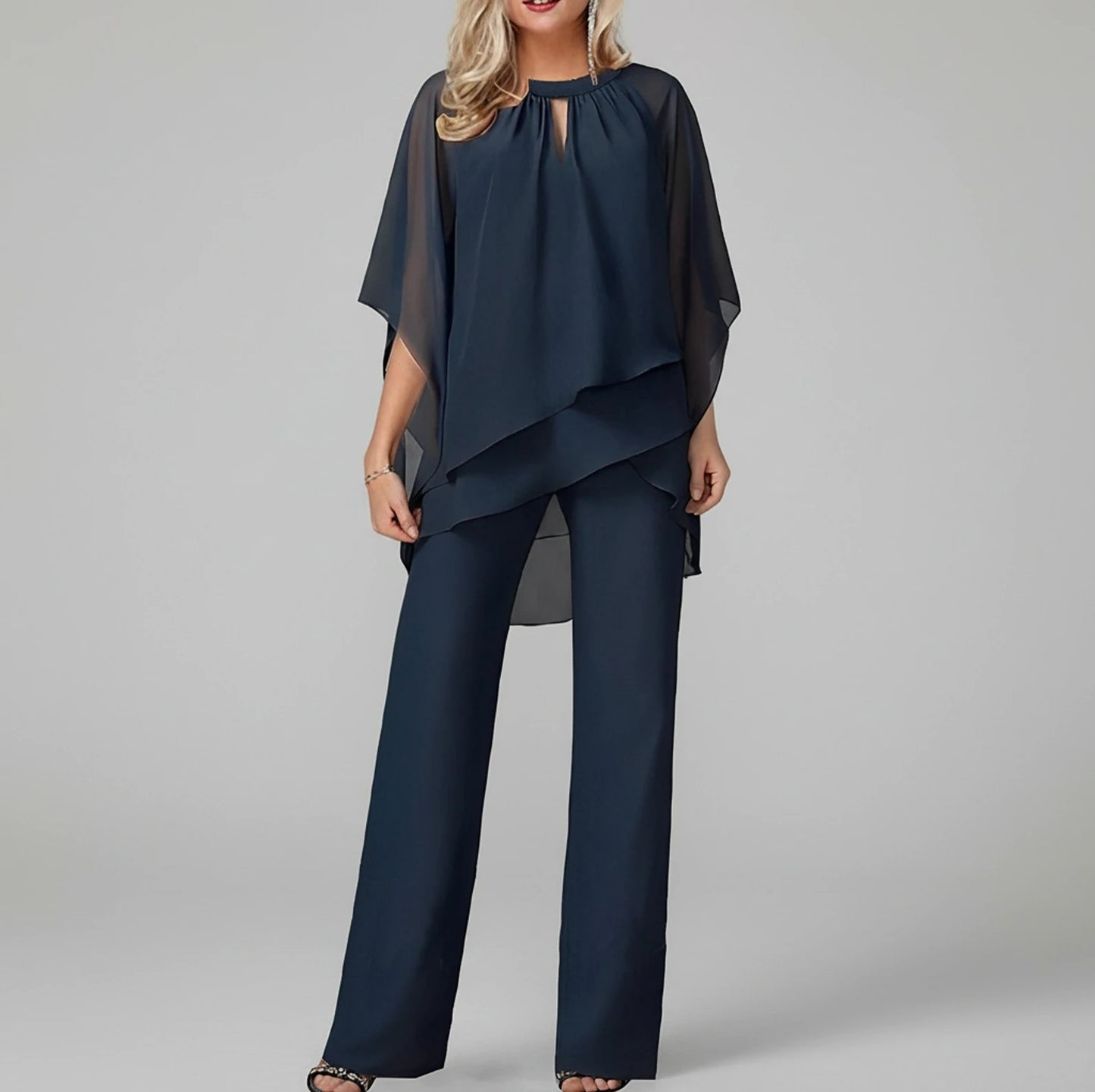 Wide Leg Pant Set for Women