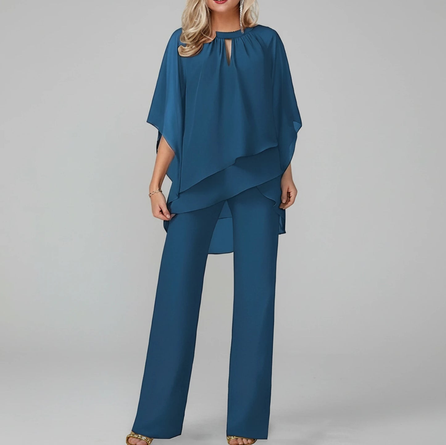 Wide Leg Pant Set for Women