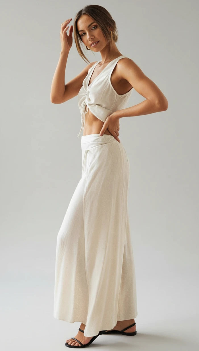 Wide Leg Tank Top Set for Women