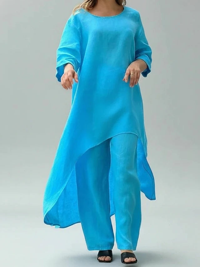 Wide Leg Two-Piece Set for Women