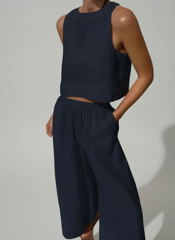 Wide Leg Two-Piece Set for Women