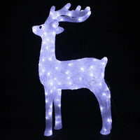 Acrylic Reindeer with LED Lights - Height 92 cm