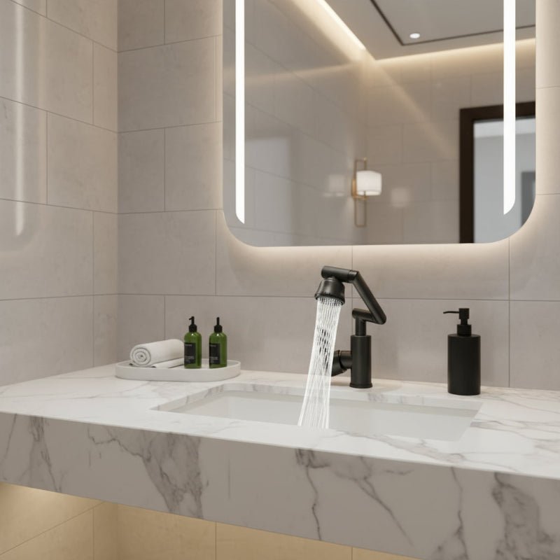 Adjustable and Flexible Kitchen Faucet with 360° Swivel Arm and Dual Water Spray Modes
