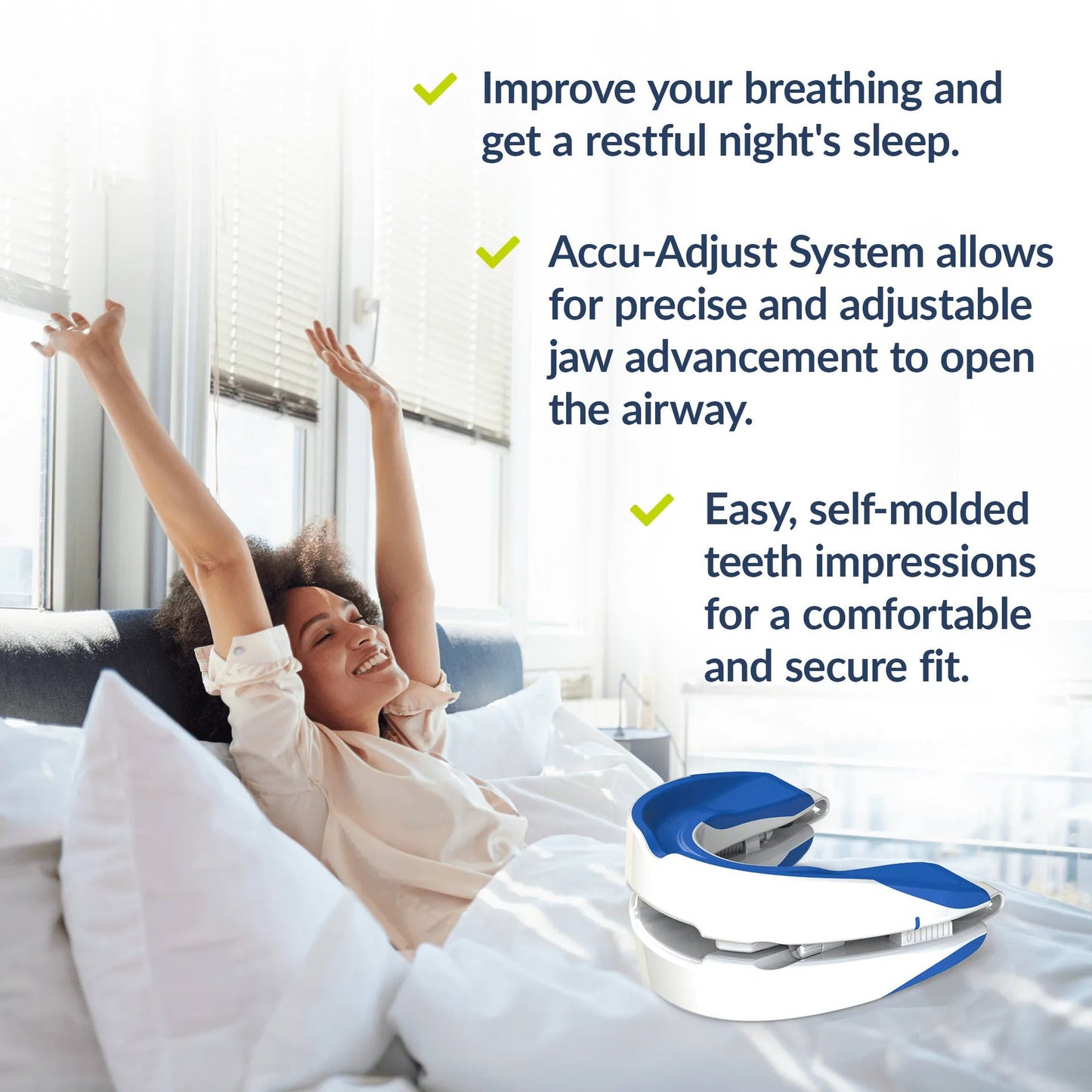 Adjustable Anti-Snore Mouthpiece 2.0 | Comfort & Quality
