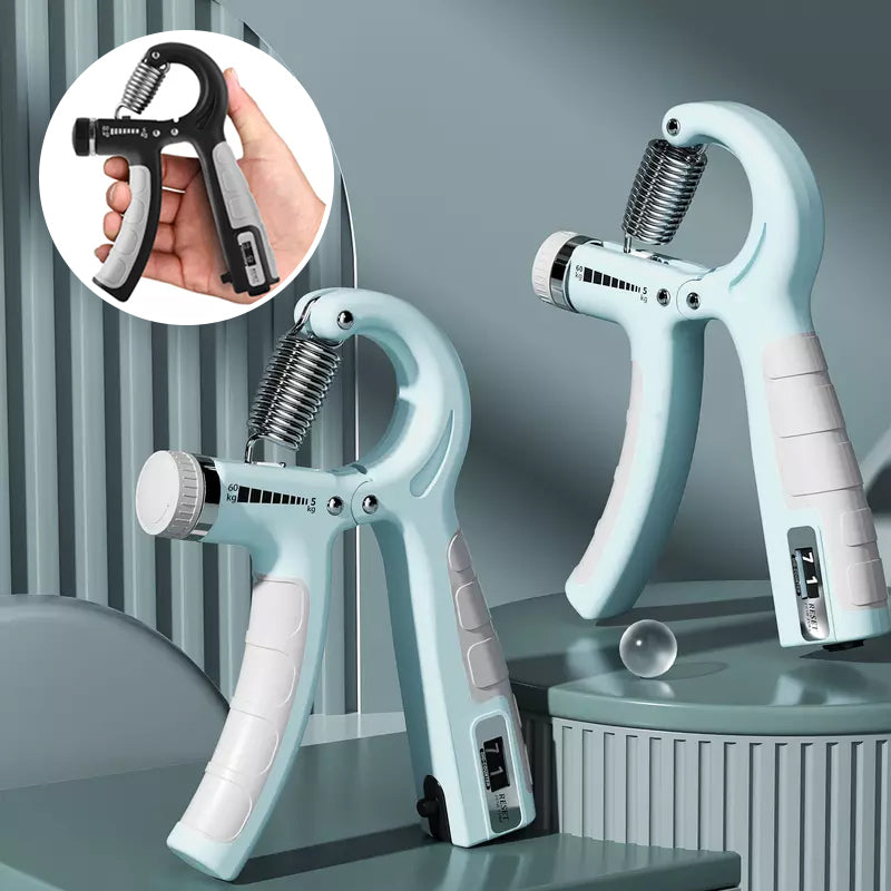 Adjustable Grip Strengthener with Counter