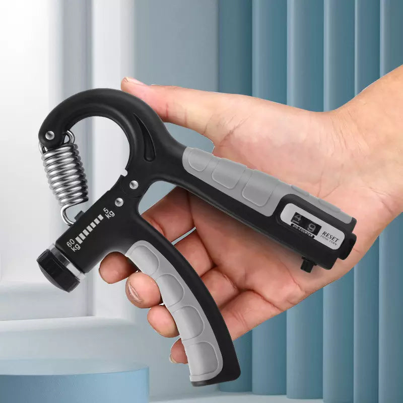 Adjustable Grip Strengthener with Counter