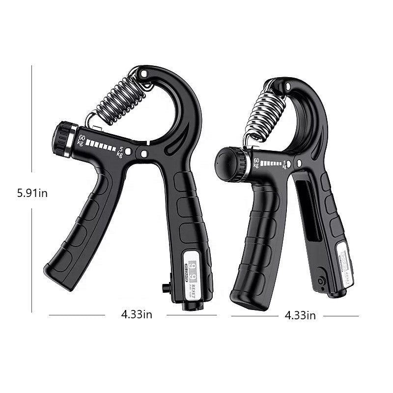 Adjustable Grip Strengthener with Counter