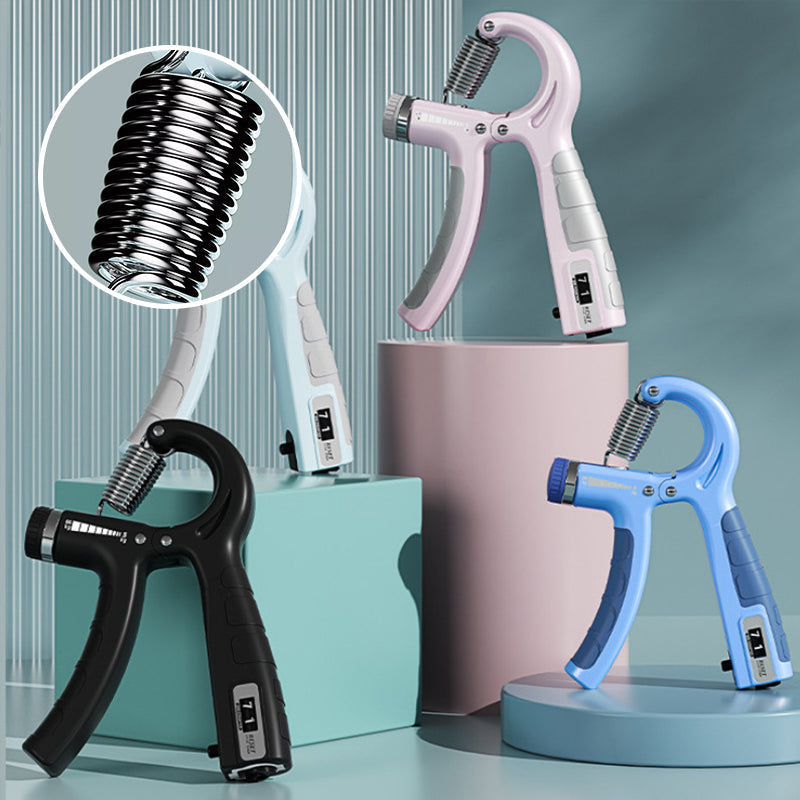 Adjustable Grip Strengthener with Counter