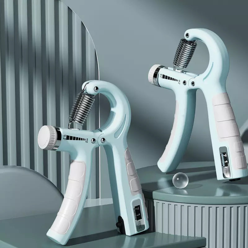 Adjustable Grip Strengthener with Counter