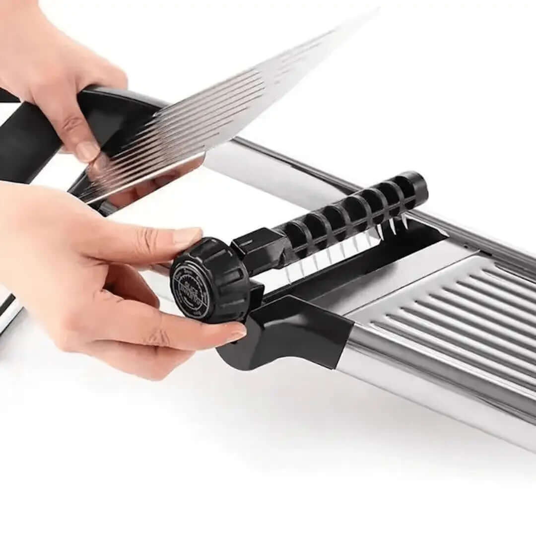 Adjustable Mandoline Slicer in Stainless Steel