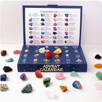Advent Calendar - Countdown to Christmas with 24 Magical Crystals